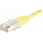 Cordon RJ45 catégorie 6 F/UTP jaune - 10 m