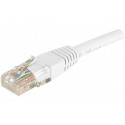 Cordon RJ45 catégorie 6 U/UTP blanc - 25 m