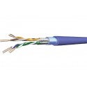 Draka cable monobrin f/ftp CAT6A LS0H bleu - 500M