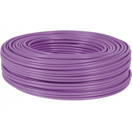 Dexlan cable double mono f/utp CAT6 violet LS0H RPC Eca - 100M