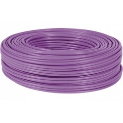 Dexlan cable monobrin s/ftp CAT7 violet LS0H rpc dca - 100M