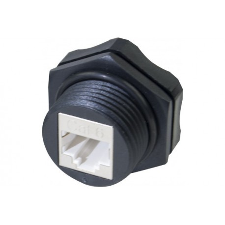 TRAVERSEE RJ45 CAT.6 ETANCHE AVEC BOUCHON