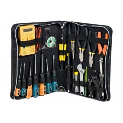 Trousse à outils avec multimètre digital