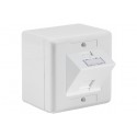 Dexlan boitier mural incliné 30° 1 RJ45 utp CAT5e