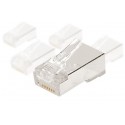 Connecteur 8/8 RJ45 blindé sachet de 100