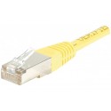 Cordon RJ45 catégorie 6 F/UTP jaune - 1 m