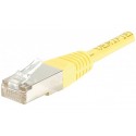 Cordon RJ45 catégorie 6 F/UTP jaune - 2 m