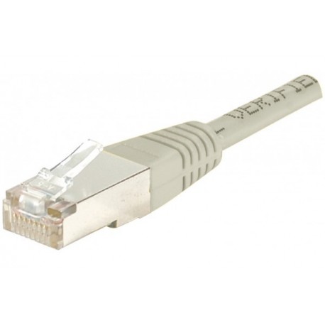 Cordon RJ45 catégorie 6 F/UTP gris - 5 m