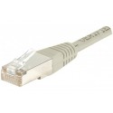 Cordon RJ45 catégorie 6 F/UTP gris - 15 m