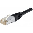 Cordon RJ45 étanche catégorie 6 F/UTP noir - 30 m