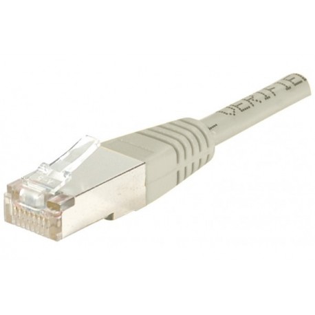 Cordon RJ45 catégorie 5e F/UTP gris - 30 m