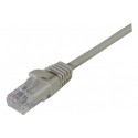 DEXLAN Cordon RJ45 catégorie 6 U/UTP LSOH snagless gris - 0,5 m