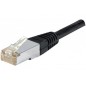 DEXLAN Cordon RJ45 catégorie 6A F/UTP noir - 0,5 m