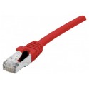 Cordon RJ45 catégorie 6A F/UTP LSOH snagless rouge - 25 m