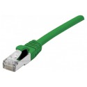 Cordon RJ45 catégorie 6A F/UTP LSOH snagless vert - 0,5 m