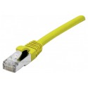 Cordon RJ45 catégorie 6A F/UTP LSOH snagless jaune - 20 m