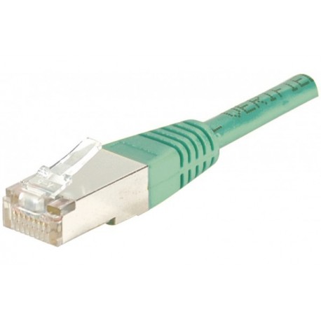 Cordon RJ45 catégorie 6 F/UTP vert - 0,3 m