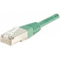 Cordon RJ45 catégorie 6 F/UTP vert - 0,3 m