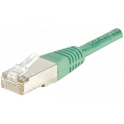 Cordon RJ45 catégorie 6 F/UTP vert - 0,5 m