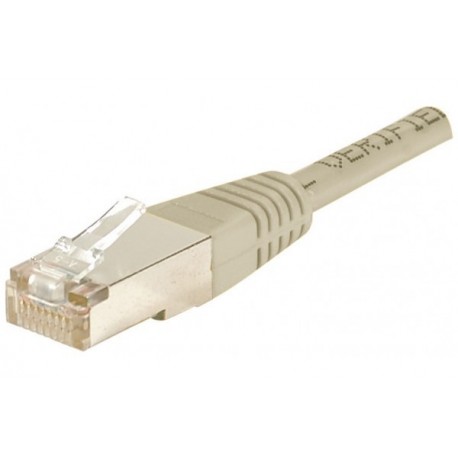 Cordon RJ45 catégorie 6 F/UTP gris - 25 m