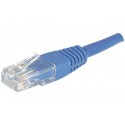 Cordon RJ45 catégorie 6 U/UTP bleu - 0,3 m