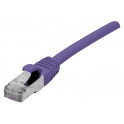 Cordon RJ45 catégorie 6A F/UTP LSOH snagless violet - 3 m