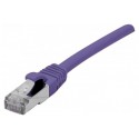 Cordon RJ45 catégorie 6A F/UTP LSOH snagless violet - 7,5 m