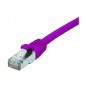 Cordon RJ45 catégorie 6 F/UTP LSOH snagless violet - 2 m