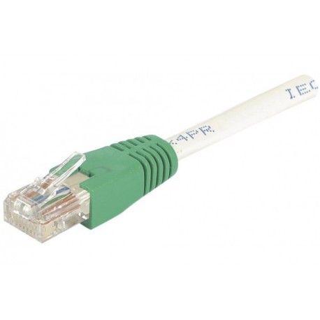 Cordon RJ45 croisé catégorie 6 U/UTP gris - 0,5 m