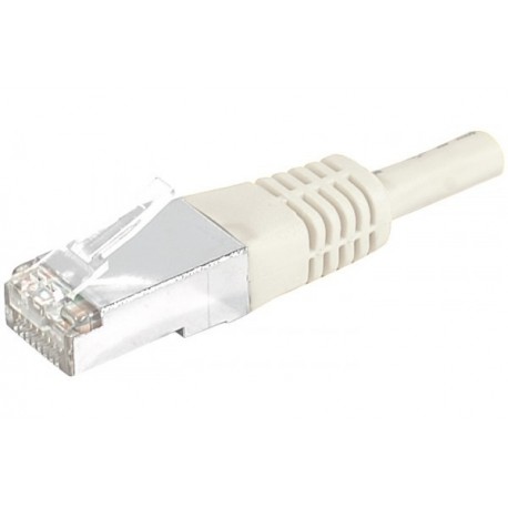 DEXLAN Cordon RJ45 catégorie 6A S/FTP gris - 1,5 m