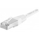 DEXLAN Cordon RJ45 CAT 6A S/FTP blanc - 0,5 m