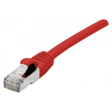 DEXLAN Cordon RJ45 catégorie 6A S/FTP LSOH snagless rouge - 1 m