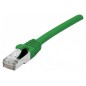 DEXLAN Cordon RJ45 sur câble catégorie 7 S/FTP LSOH snagless vert - 0,5 m