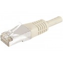 DEXLAN Cordon RJ45 catégorie 6A F/UTP gris - 0,3 m