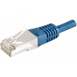 DEXLAN Cordon RJ45 catégorie 6A F/UTP bleu - 3 m