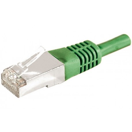 DEXLAN Cordon RJ45 catégorie 6A F/UTP vert - 5 m