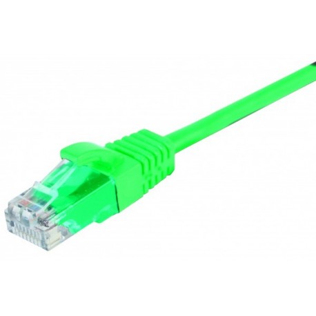 Cordon RJ45 catégorie 5e U/UTP snagless vert - 2 m