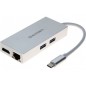 DEXLAN ADAPTATEUR USB 3.1 Type-C GIGABIT + HDMI + HUB