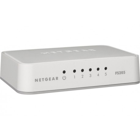 NETGEAR FS205 switch 5 ports 10/100 plastique