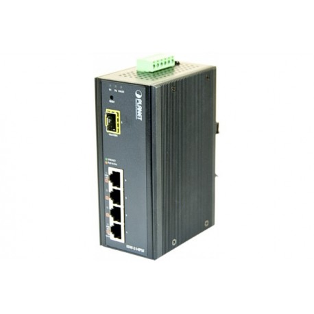 Planet ISW-514PSF smart sw.indust 4 ports poe + 1 sfp 100FX
