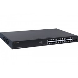 DEXLAN SWITCH 24 PORT GIGABIT POE+ 370W & 2 SFP 100/1G