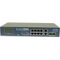 Planet FGSD-1022VHP SW 8P PoE+ 120W +écran LCD +2G +2SFP