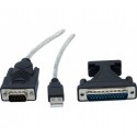DACOMEX Adaptateur USB 2.0 - à série DB9/DB25