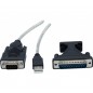 DACOMEX Adaptateur USB 2.0 - à série DB9/DB25
