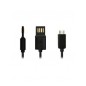 Swiss Charger SCC10013 Câble Micro USB Noir