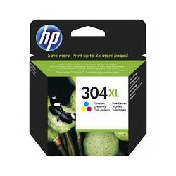 HP 304XL cartouche d'encre trois couleurs authentique (N9K07AE)