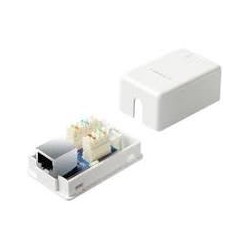 Boîtier mural rapide CAT5E - 1 RJ45 STP