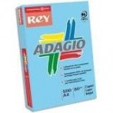 Ramette de 500 feuilles papier couleur ADAGIO 80g A4 bleu vif
