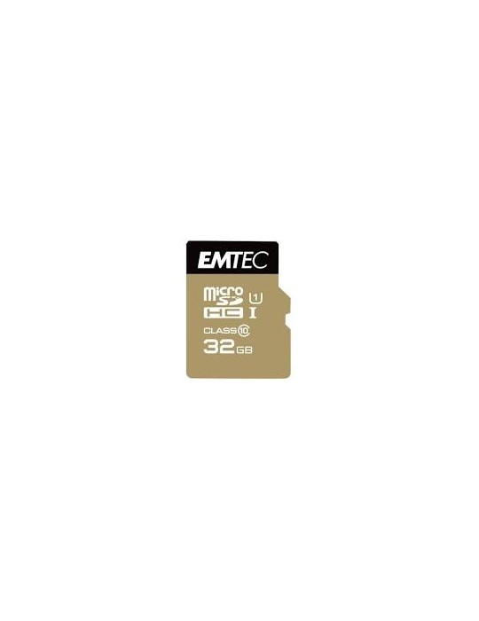 Emtec Carte microSD 32GB UHS-I U1 EliteGold avec adaptateur
