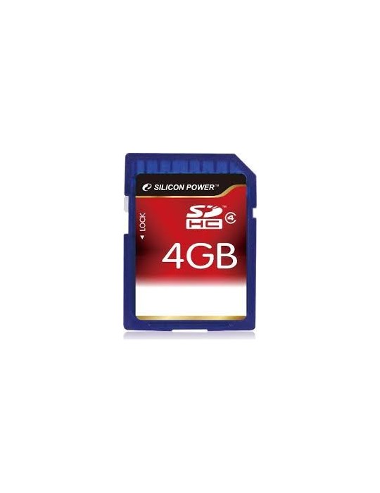 Silicon Power 4GB SDHC CL4 mémoire Flash 4 Go Classe 4